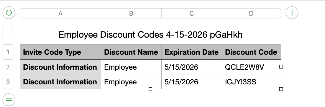 CSV Example